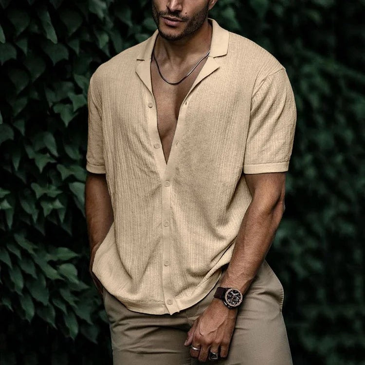 Men’s Vibrant Short-Sleeve Shirt