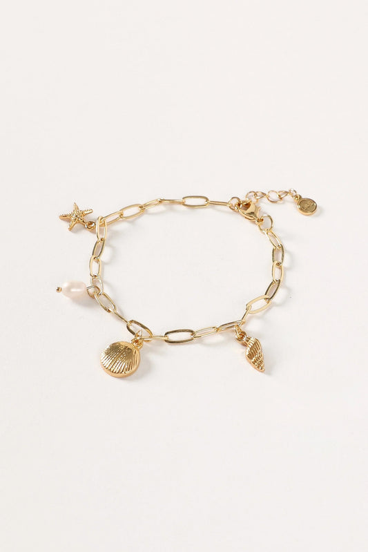 Alice Multi-Charm Link Bracelet