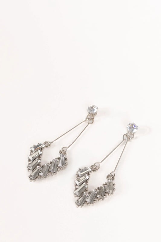 Crystal Drop Dangle Earrings