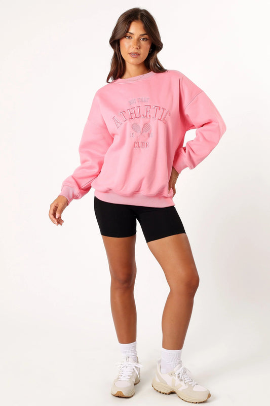 Embroidered Crewneck Sweatshirt