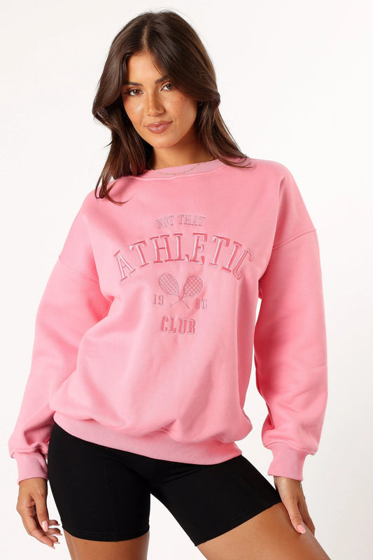 Embroidered Crewneck Sweatshirt