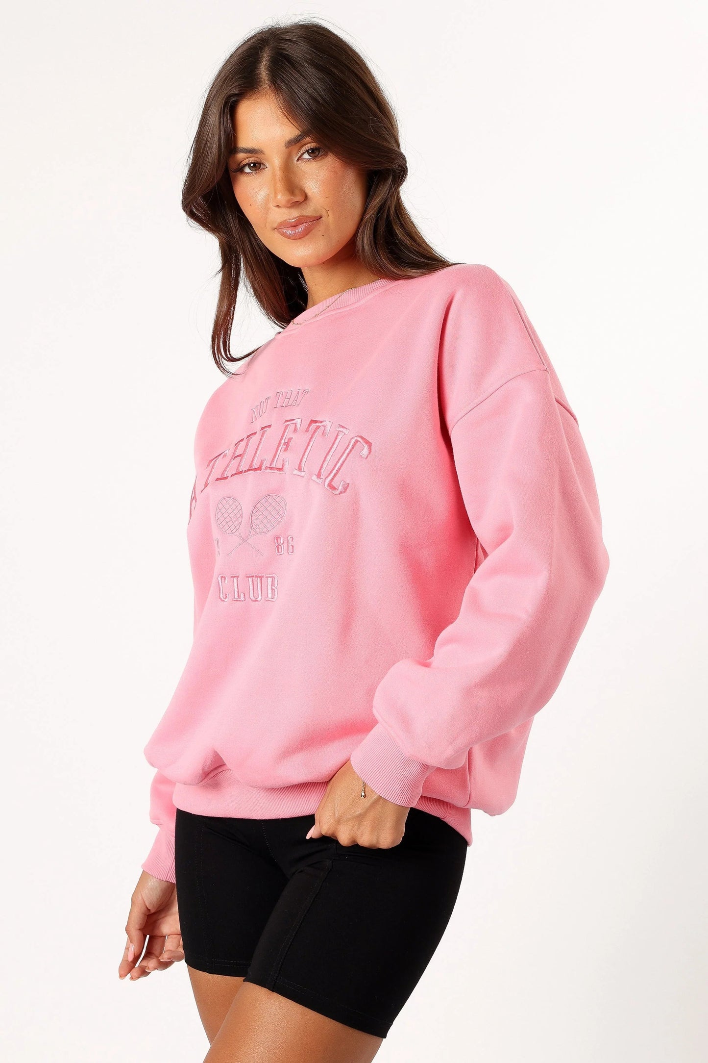 Embroidered Crewneck Sweatshirt
