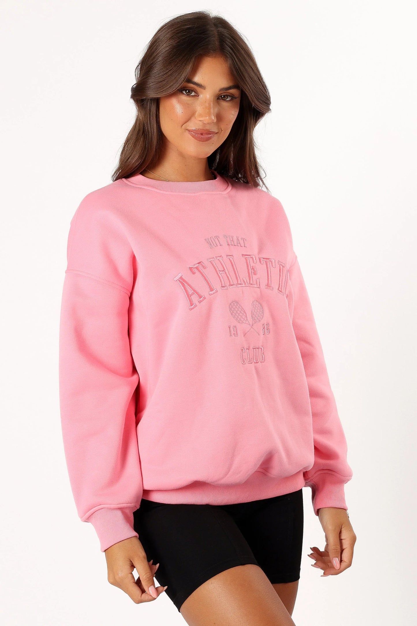 Embroidered Crewneck Sweatshirt
