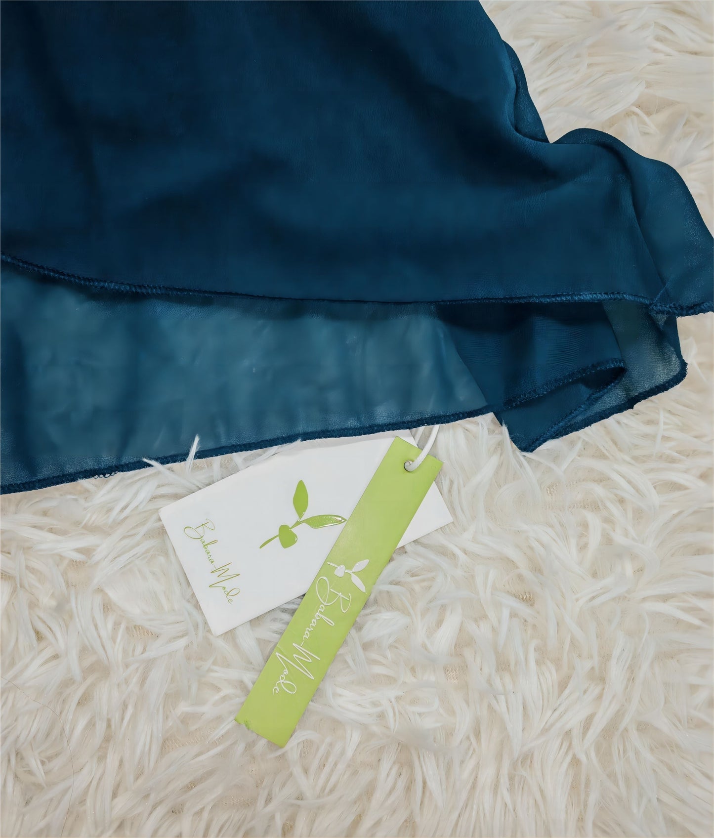 Flutter-Sleeve Chiffon Midi Dress for Women
