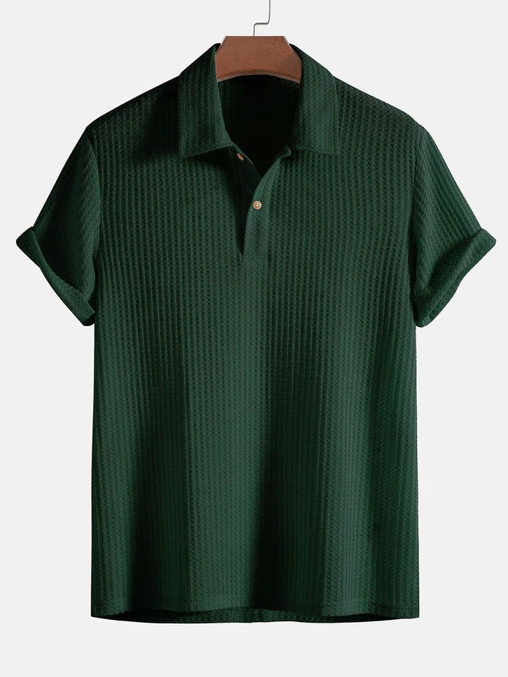 Lightweight Knit Polo Shirt for Men