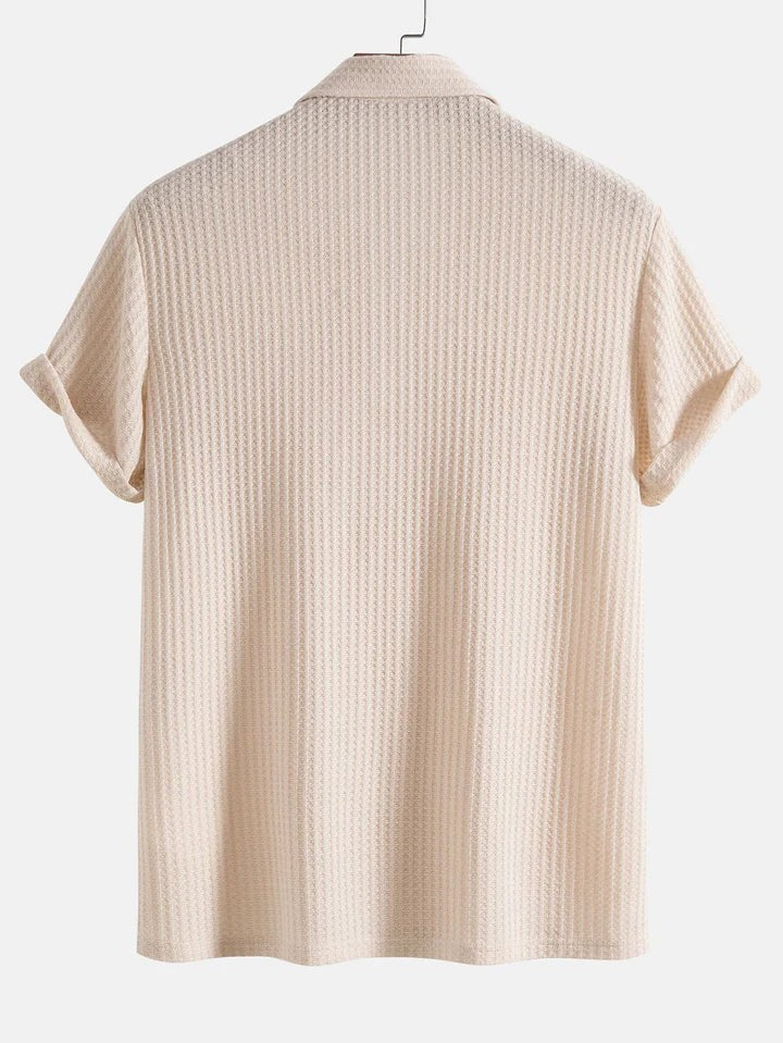 Lightweight Knit Polo Shirt for Men