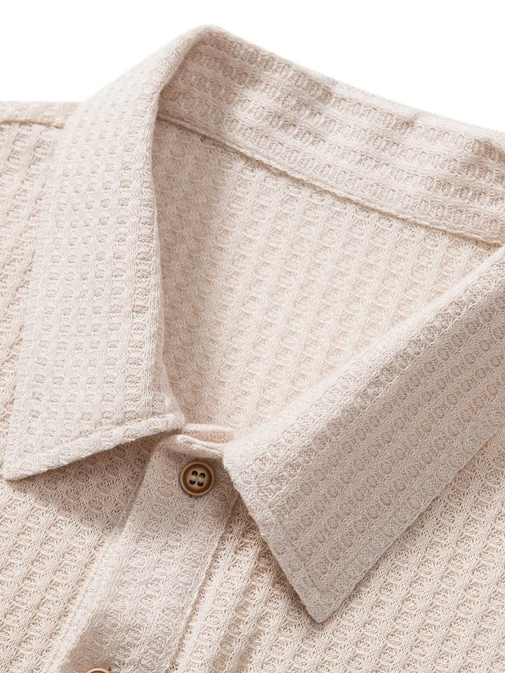 Lightweight Knit Polo Shirt for Men