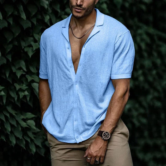 Men’s Vibrant Short-Sleeve Shirt