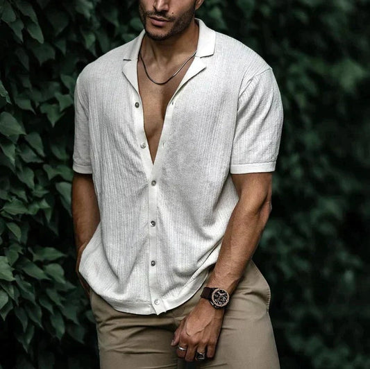 Men’s Vibrant Short-Sleeve Shirt