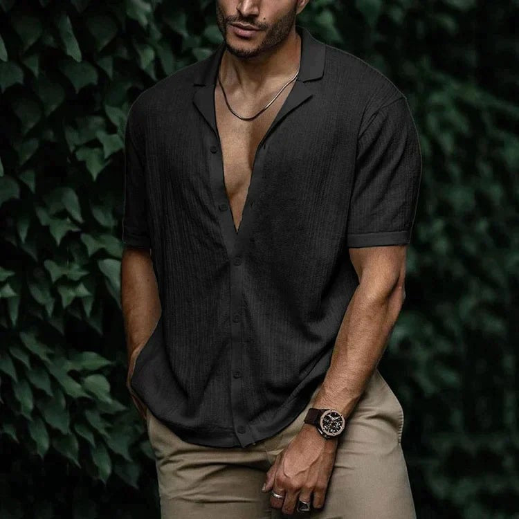 Men’s Vibrant Short-Sleeve Shirt
