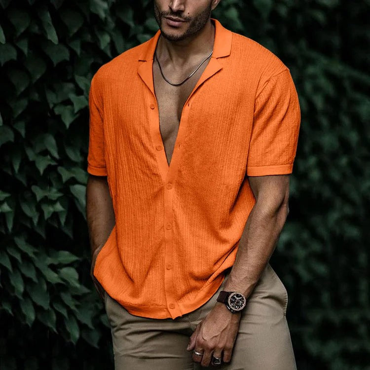 Men’s Vibrant Short-Sleeve Shirt