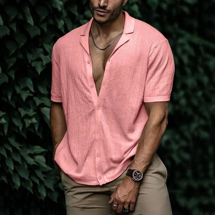 Men’s Vibrant Short-Sleeve Shirt
