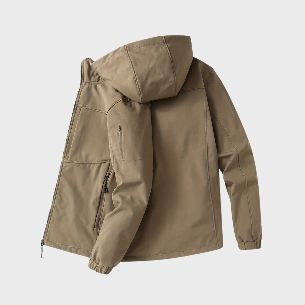 Men’s Zip-Up Hooded Jacket