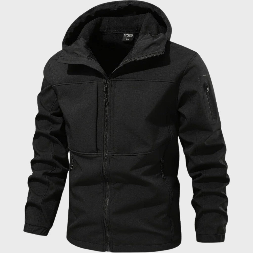 Men’s Zip-Up Hooded Jacket