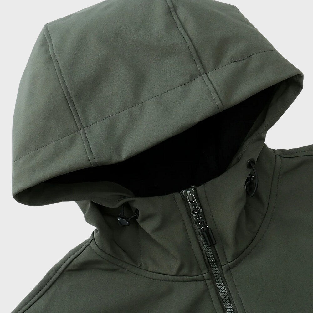 Men’s Zip-Up Hooded Jacket