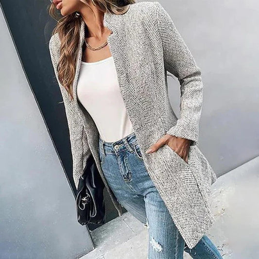 Women’s Vintage-Inspired Tailored Blazer